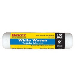 42913 - 9" X 1/2" WHITE WOVEN CAGE ROLLER (1PK)